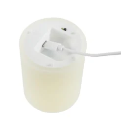 TruGlow® LED Kerze Echtwachs elfenbeinfarben 15cm wiederaufladbar