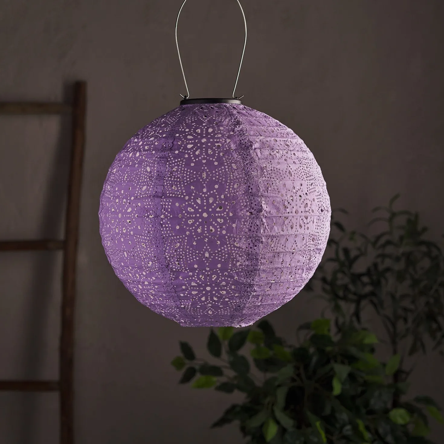 Tyvek Solar Lampion lila