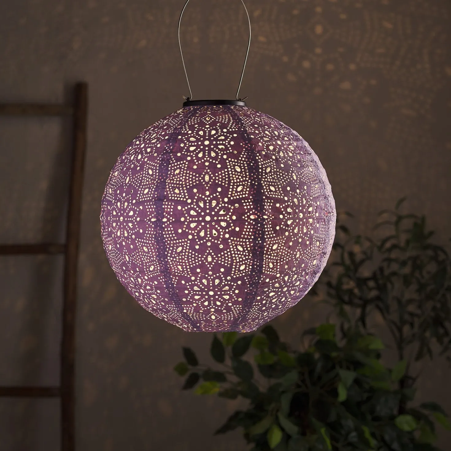 Tyvek Solar Lampion lila
