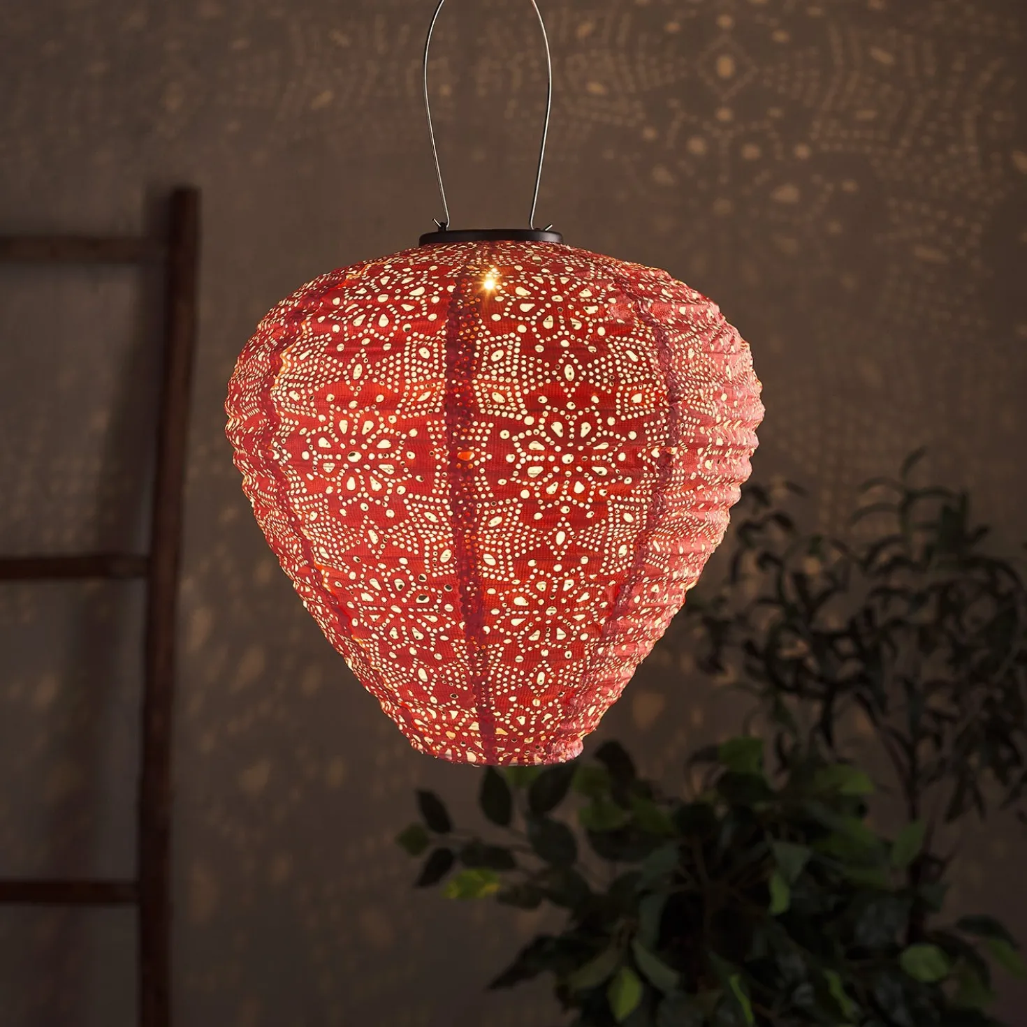 Tyvek Solar Lampion pink
