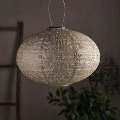 Tyvek Solar Lampion silber