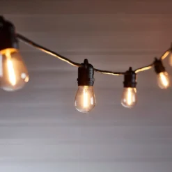 Ultimate Connect 95m 190er LED Lichterkette Glühbirnen warmweiß koppelbar schwarzes Kabel