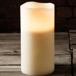 Venti LED Stumpenkerze Echtwachs 30cm