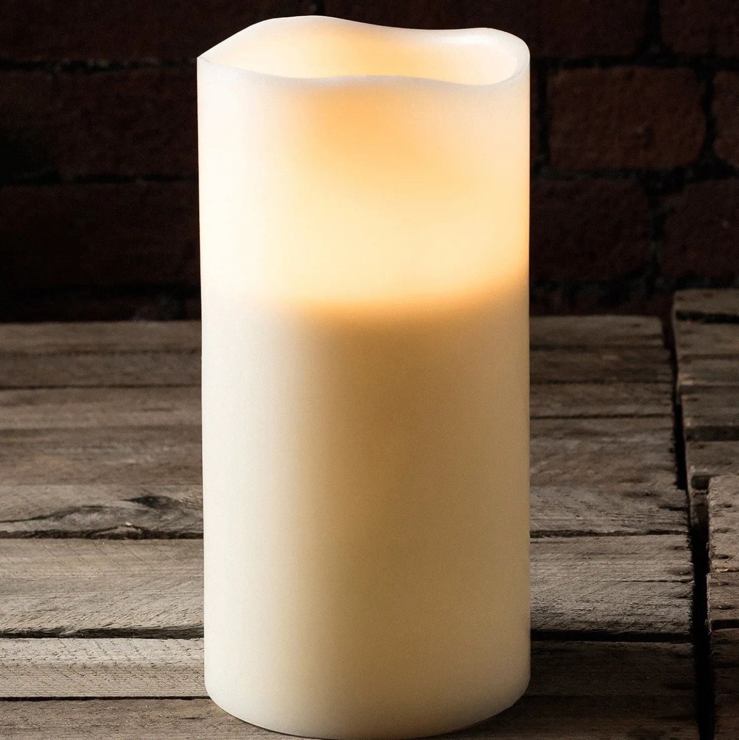 Venti LED Stumpenkerze Echtwachs 30cm