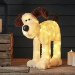 Wallace and Gromit™ Hund LED Figur außen