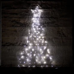 Wanddeko Bicolor LED Weihnachtsbaum mit Fernbedienung