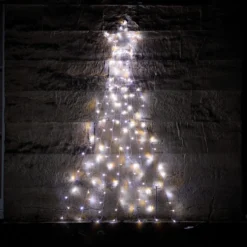 Wanddeko Bicolor LED Weihnachtsbaum mit Fernbedienung