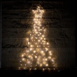 Wanddeko Bicolor LED Weihnachtsbaum mit Fernbedienung
